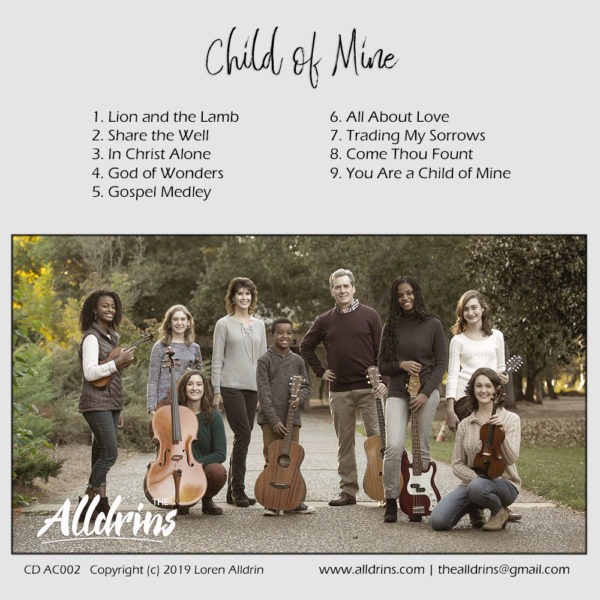 The Alldrins Child of Mine Album Back